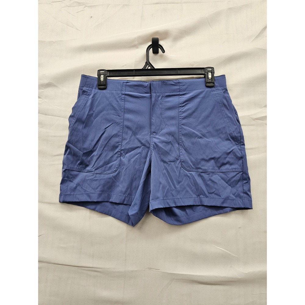 Eddie Bauer Womens‎ Hiker Shorts Blue Nylon Blend Athletic Size 12